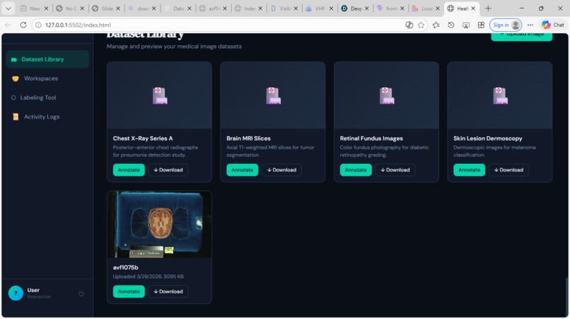 HealthLabs – screenshot 1