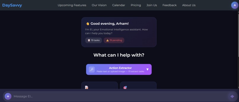 DaySavvy – screenshot 1