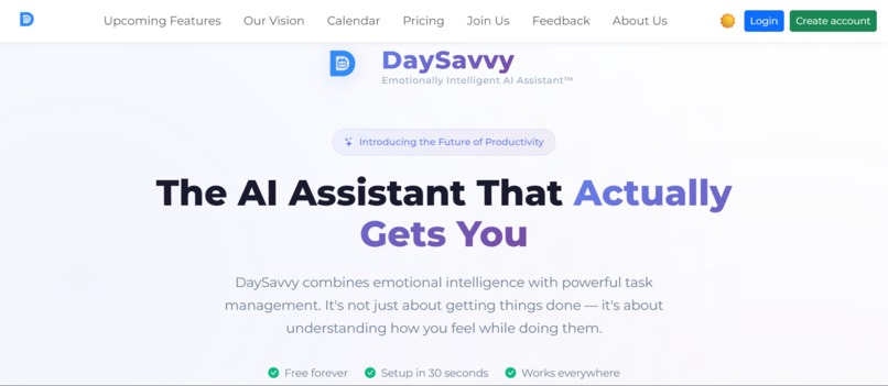 DaySavvy – screenshot 2