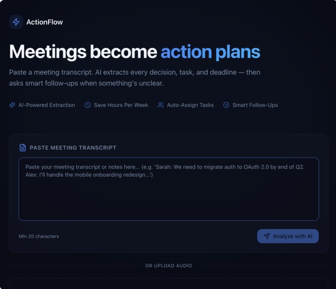 MeetAction – screenshot 1