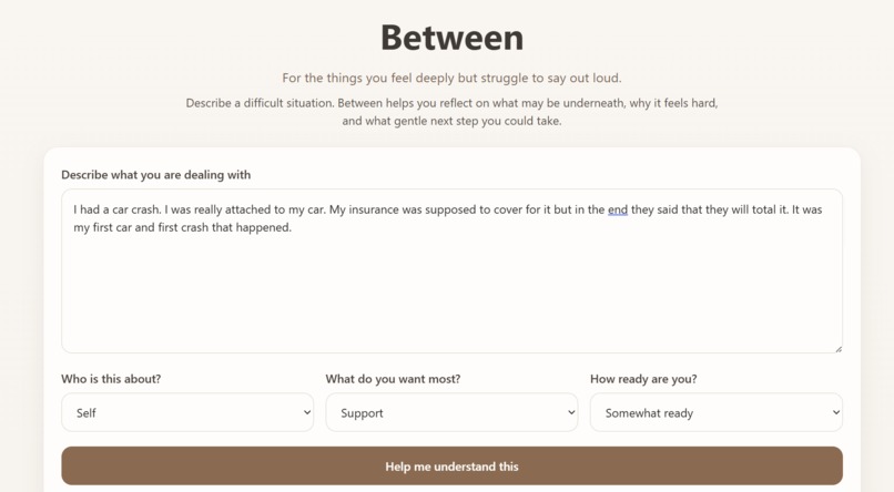 Between – screenshot 2