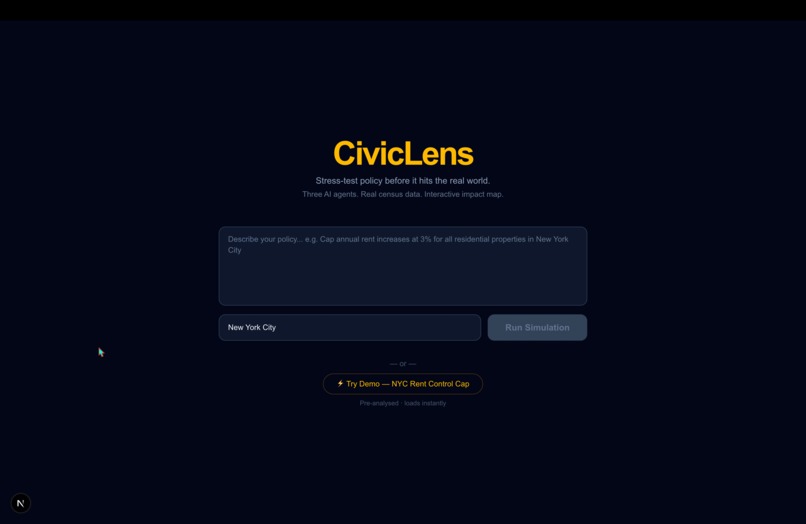 CivicLens – screenshot 1