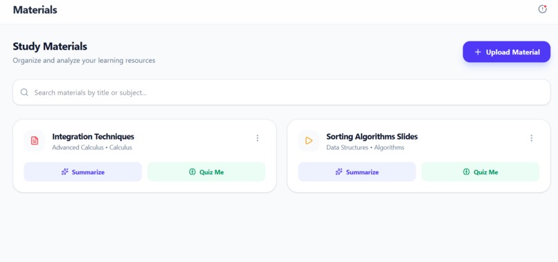 StudySphere AI – Intelligent Learning Assistant – screenshot 3