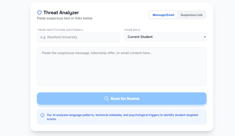 Campus CyberShield AI – screenshot 2