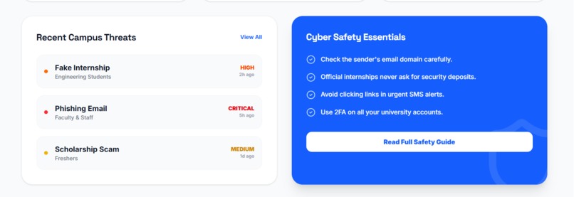 Campus CyberShield AI – screenshot 3