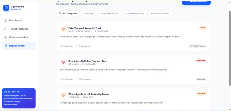 Campus CyberShield AI – screenshot 5