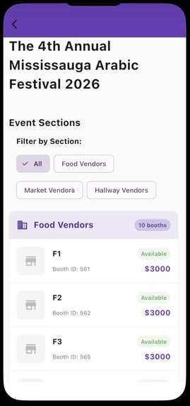 TOME – Event Booking & Vendor Management Platform – screenshot 2