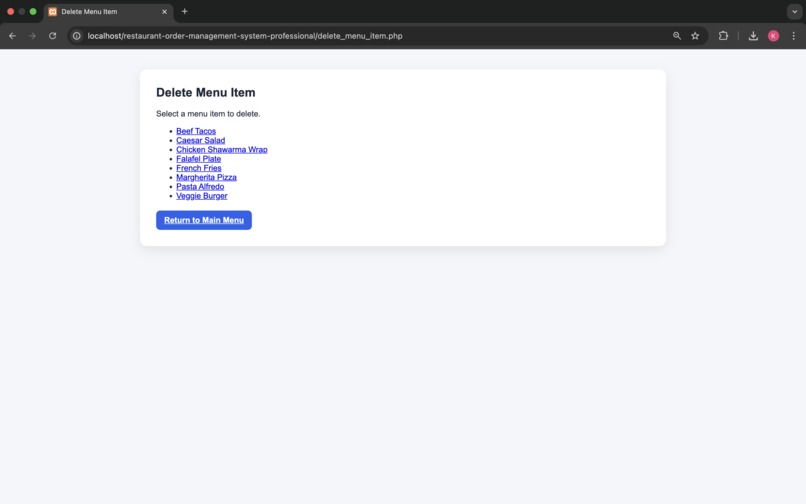 Food Delivery Website – screenshot 7