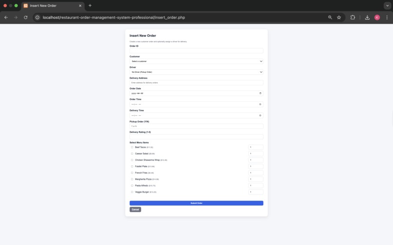Food Delivery Website – screenshot 3