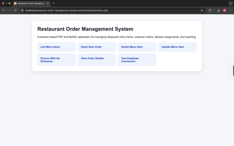Food Delivery Website – screenshot 1