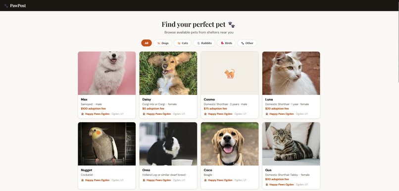 PawPost – screenshot 1
