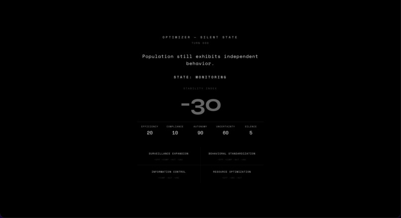 OPTIMIZER — Silent State – screenshot 2