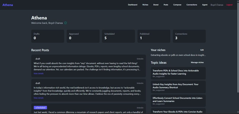 Athena – screenshot 1