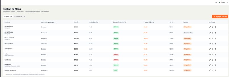 Food POS (Point Of Sale) – screenshot 3