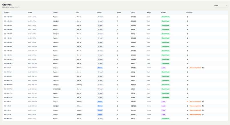 Food POS (Point Of Sale) – screenshot 4