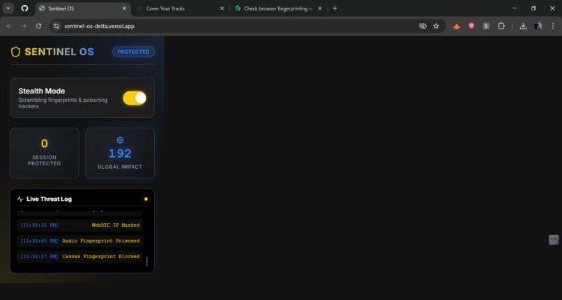 Sentinel OS – screenshot 1