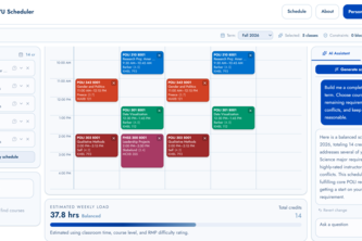 BYU Scheduler