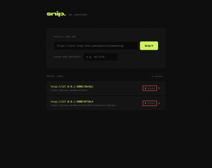 snip.URL Shortener – screenshot 5