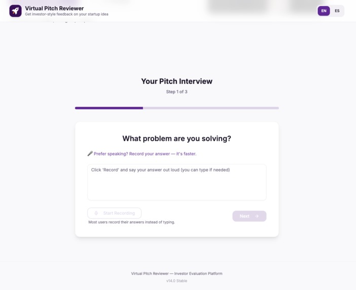 Virtual Pitch Reviewer – screenshot 3
