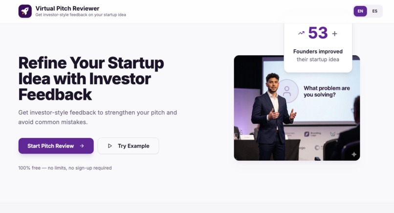 Virtual Pitch Reviewer – screenshot 1