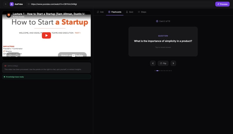AskTube – screenshot 5