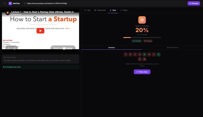 AskTube – screenshot 7