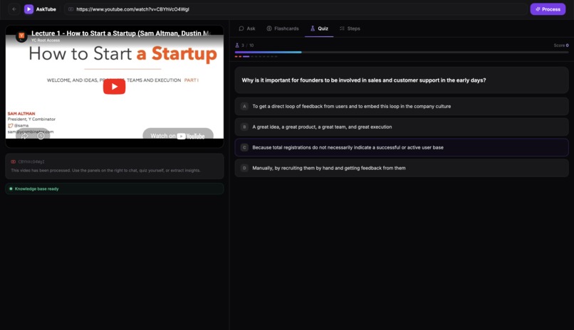 AskTube – screenshot 6
