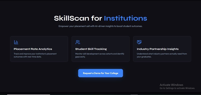 SkillScan — AI Career Intelligence for Students – screenshot 2