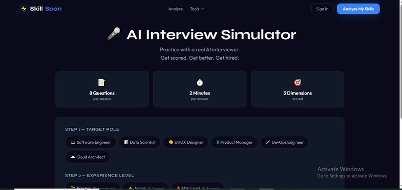 SkillScan — AI Career Intelligence for Students – screenshot 11