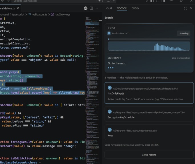 Vocode – screenshot 2