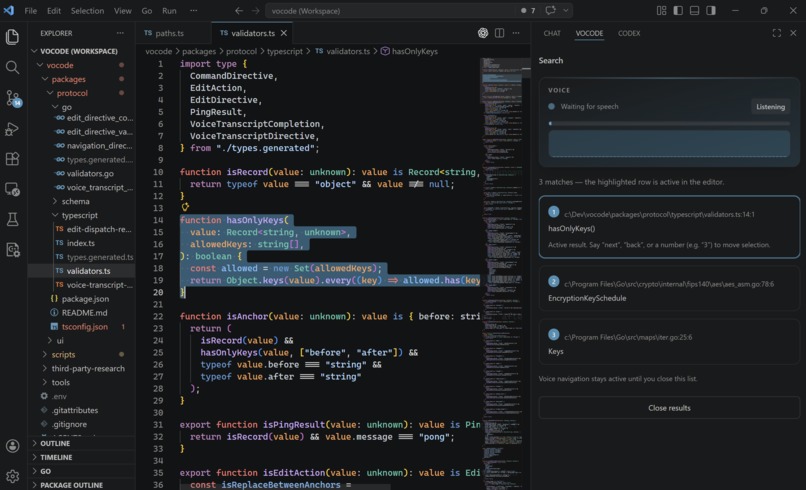 Vocode – screenshot 1