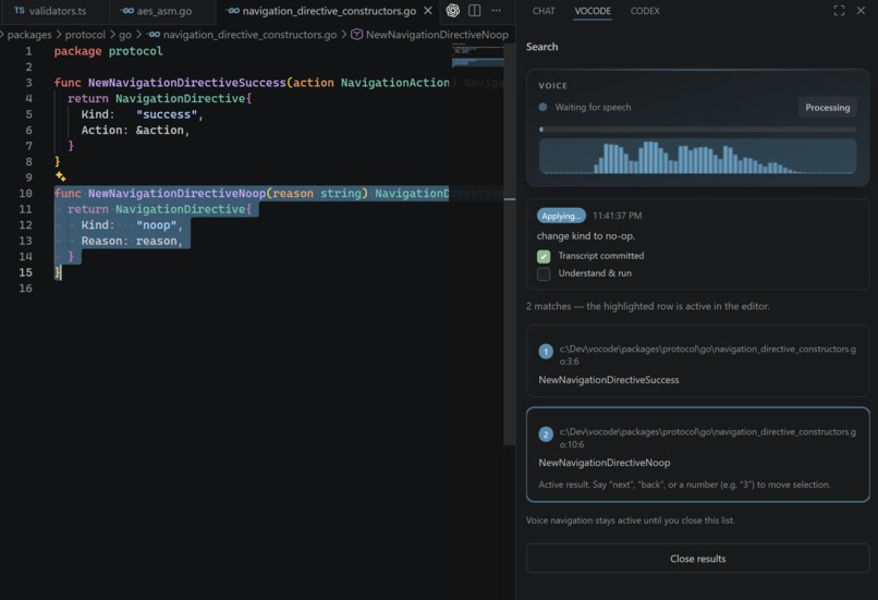 Vocode – screenshot 3