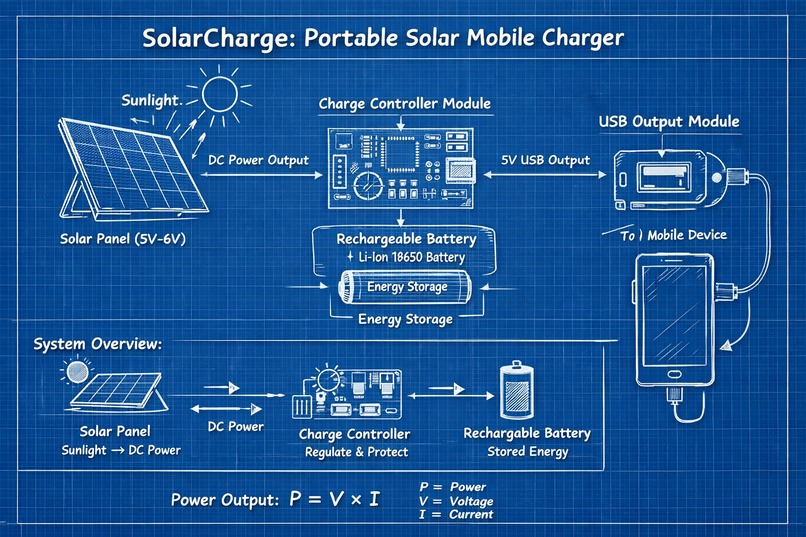 SolarCharge: Portable Solar Mobile Charger – screenshot 1