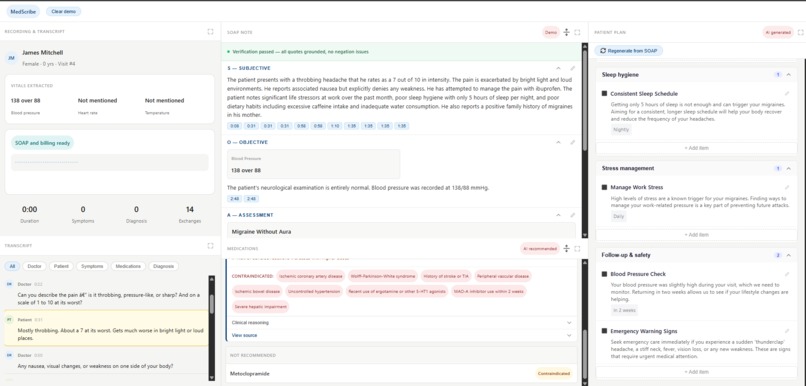 Medscribe – screenshot 3