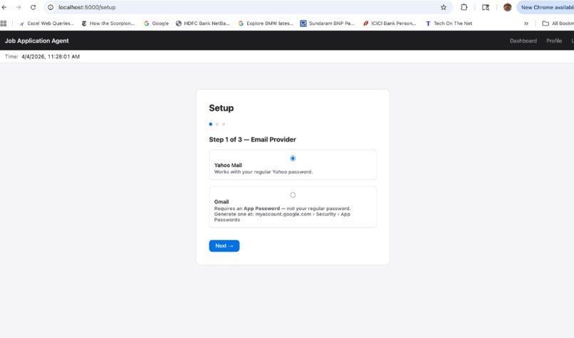 Job Application Agent   – screenshot 4