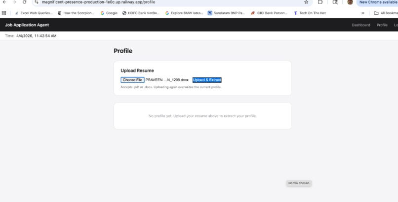 Job Application Agent   – screenshot 5