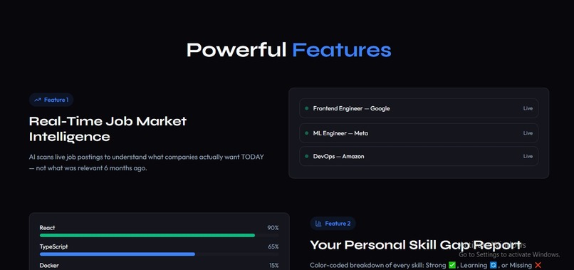 SkillScan — AI Career Intelligence for Students – screenshot 1