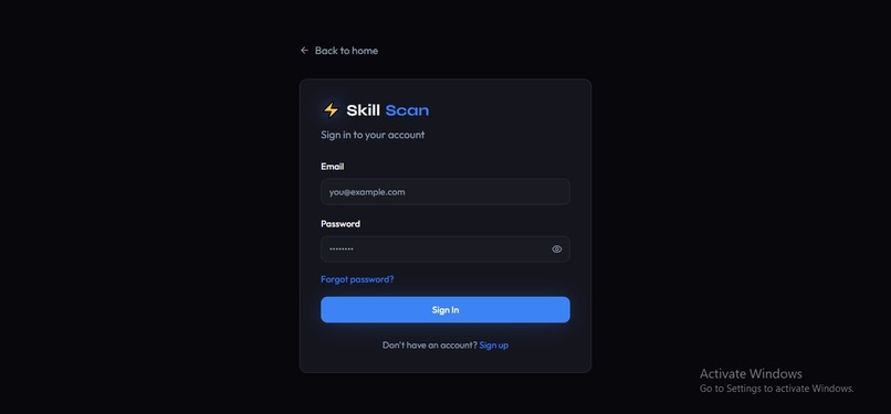 SkillScan — AI Career Intelligence for Students – screenshot 1