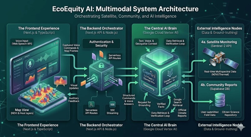 EcoEquity Agent: Live Geospatial AI for Climate Justice – screenshot 1