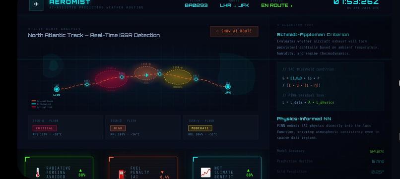 AI Sustainable Cloud Detection & weather Routing  – screenshot 2
