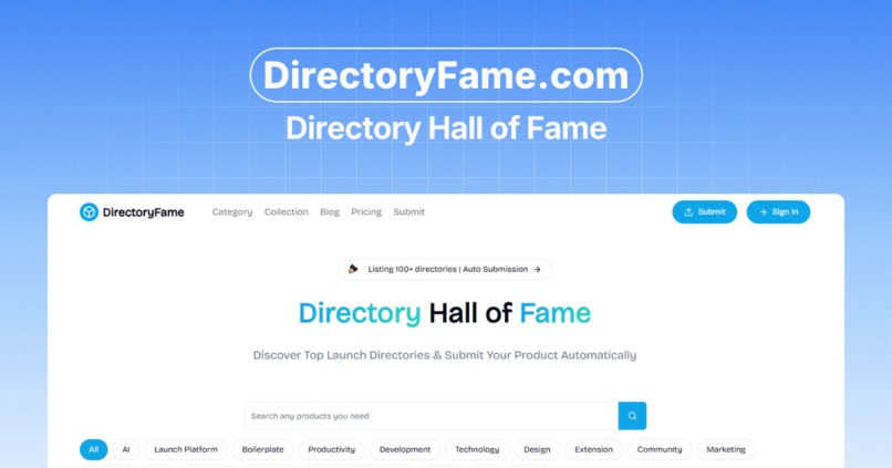 DirectoryFame – screenshot 1