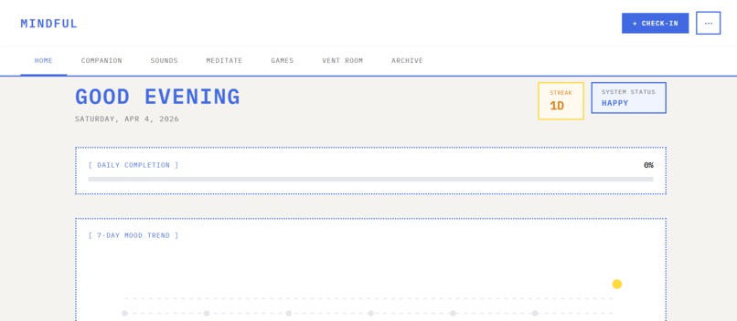 Mindful – screenshot 2