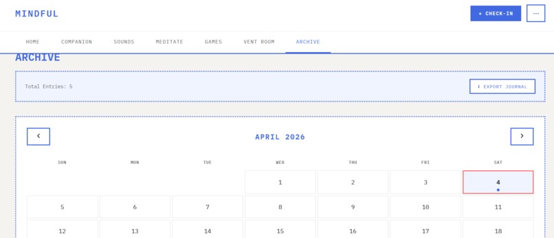Mindful – screenshot 4