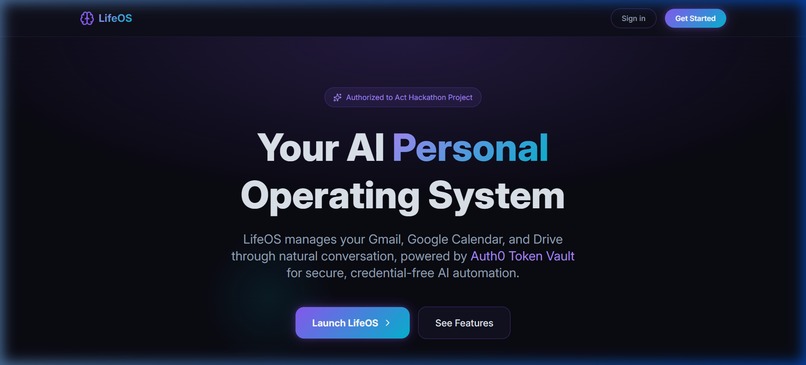 LifeOS – screenshot 1