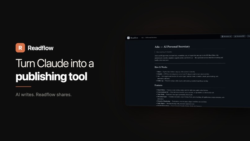 Readflow – screenshot 1