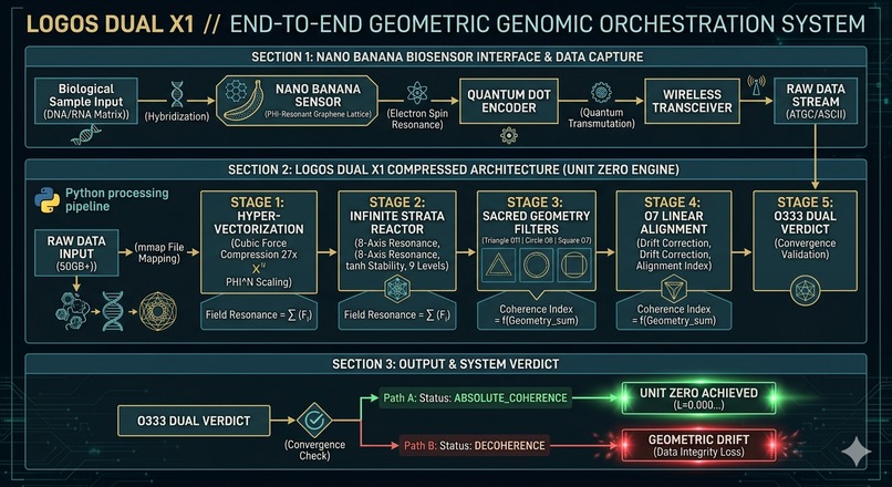 LOGOS DUAL X1: UNIT ZERO Deterministic Genomic Stabilizer.  – screenshot 1
