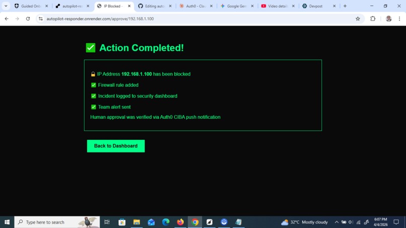 AutoPilot Responder: Zero-Trust AI Gateway – screenshot 3