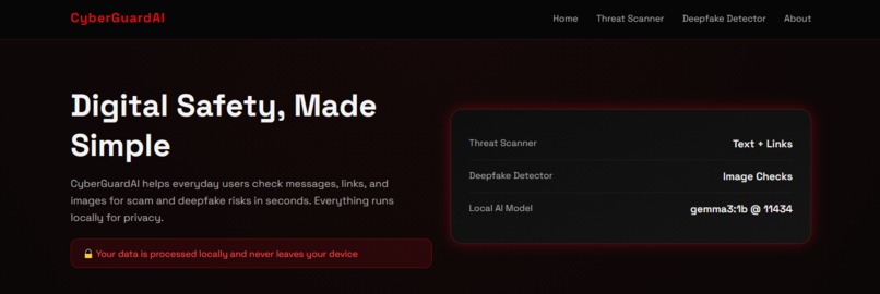 CyberGuardAI – screenshot 1