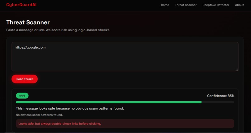 CyberGuardAI – screenshot 2