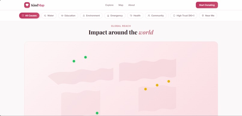KindMap - Mapping Trust Across the World – screenshot 3